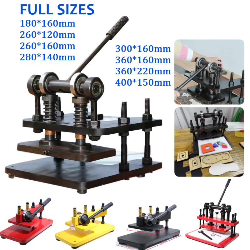 Leatherwork Machine - Full Size Leather Cutting Machine Embossing