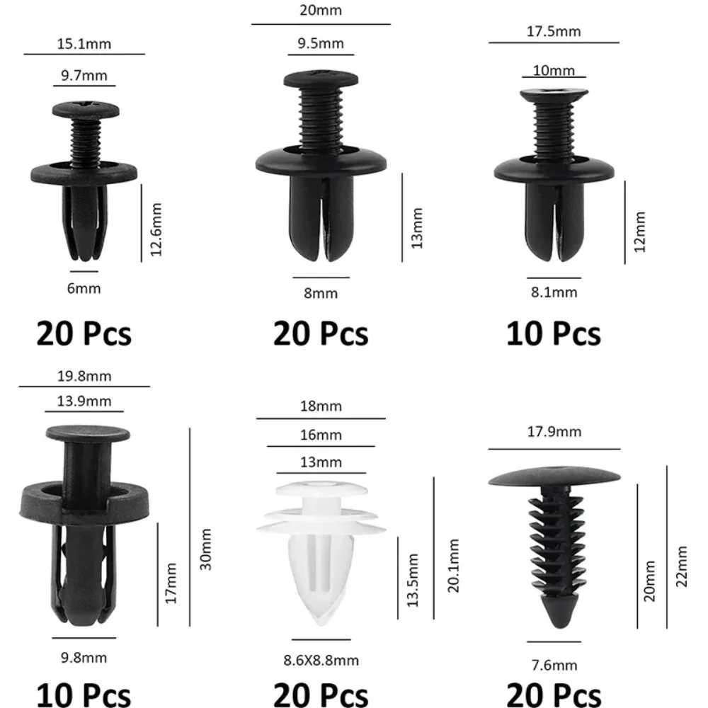 New 100pcs Car Plastic Clips F - Rivet Setter Tool review and price