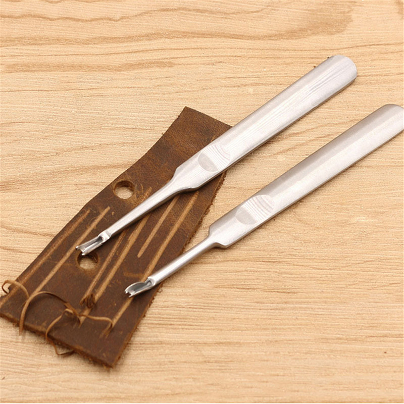 (.) 2Pcs Leather Leathercraft  - Groover Stitching Tool review and price